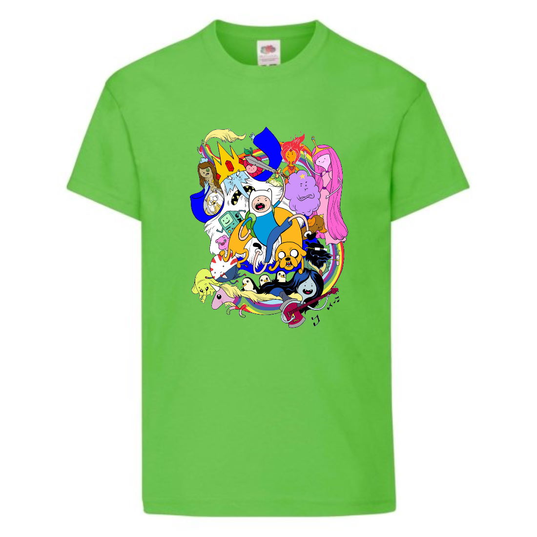 

Футболка детская Время Приключений 007 (Adventure Time) светлозеленая (ADT lgrn 007) 104 см