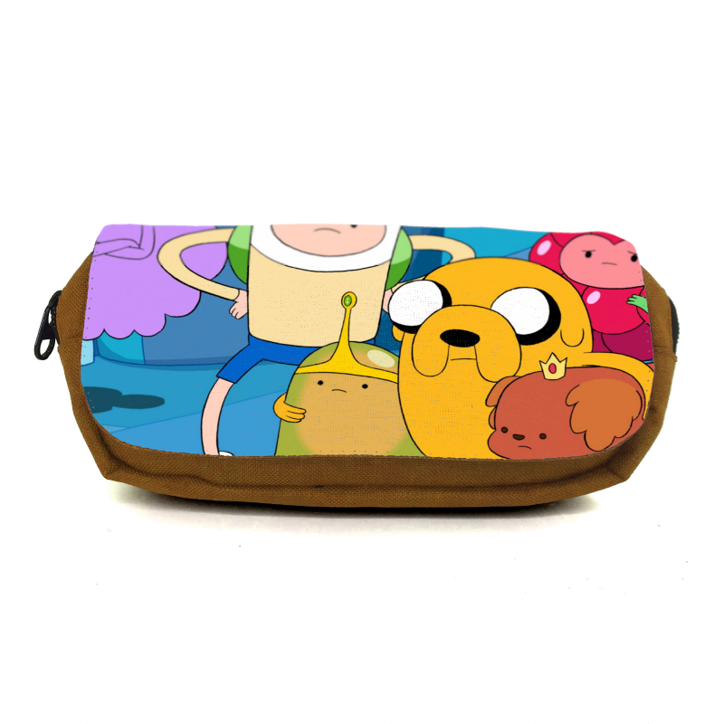 

Школьный пенал Время приключений органайзер универсальный (Adventure time-003-0-orange) оранжевый