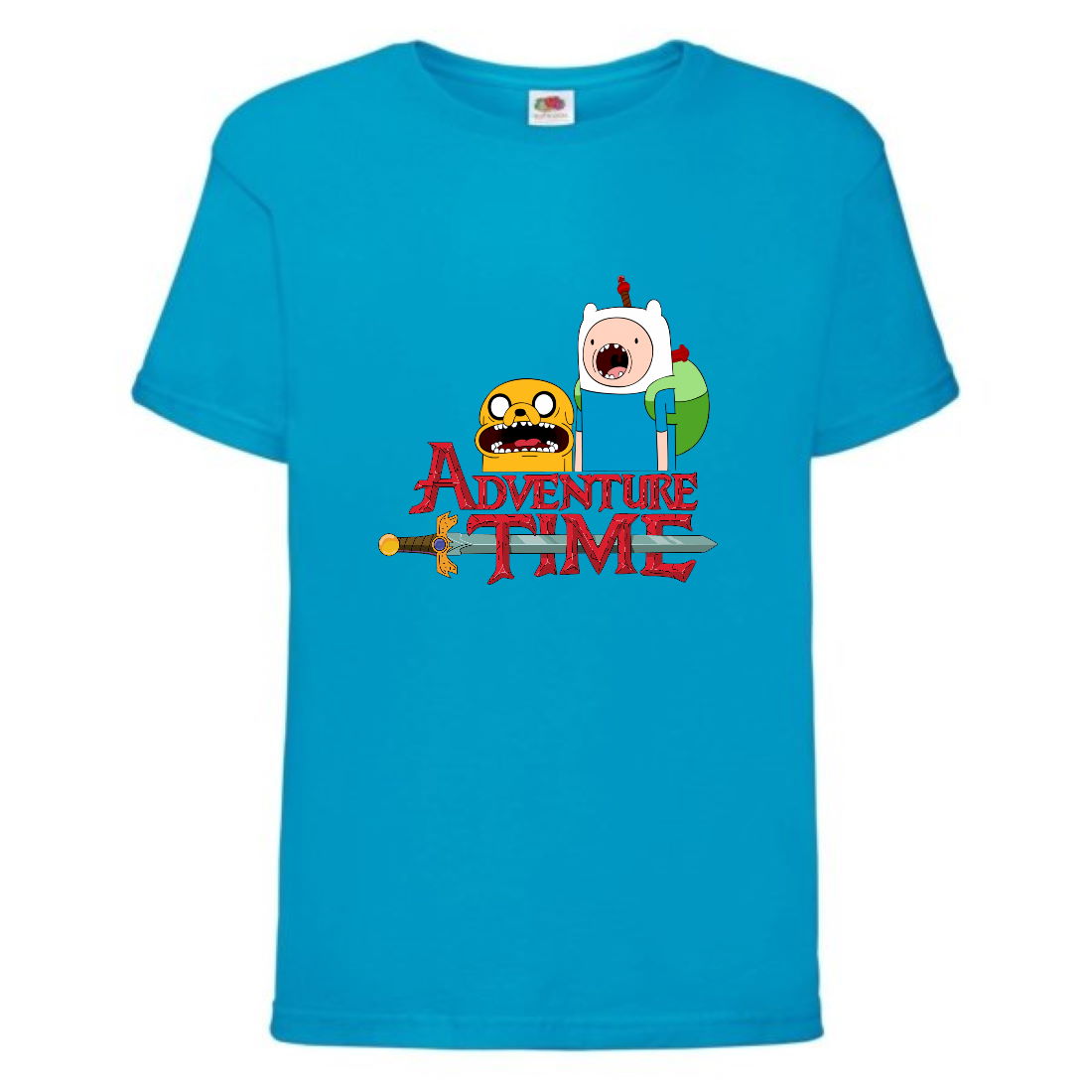 

Футболка детская Время Приключений 0014 (Adventure Time) синяя (ADT blu 0014) 104 см