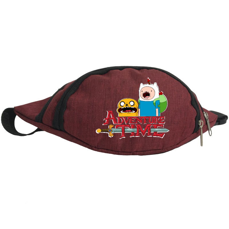 

Сумка Бананка на пояс Время приключений Adventure Times (AT-07) Cappuccino Toys бордовый