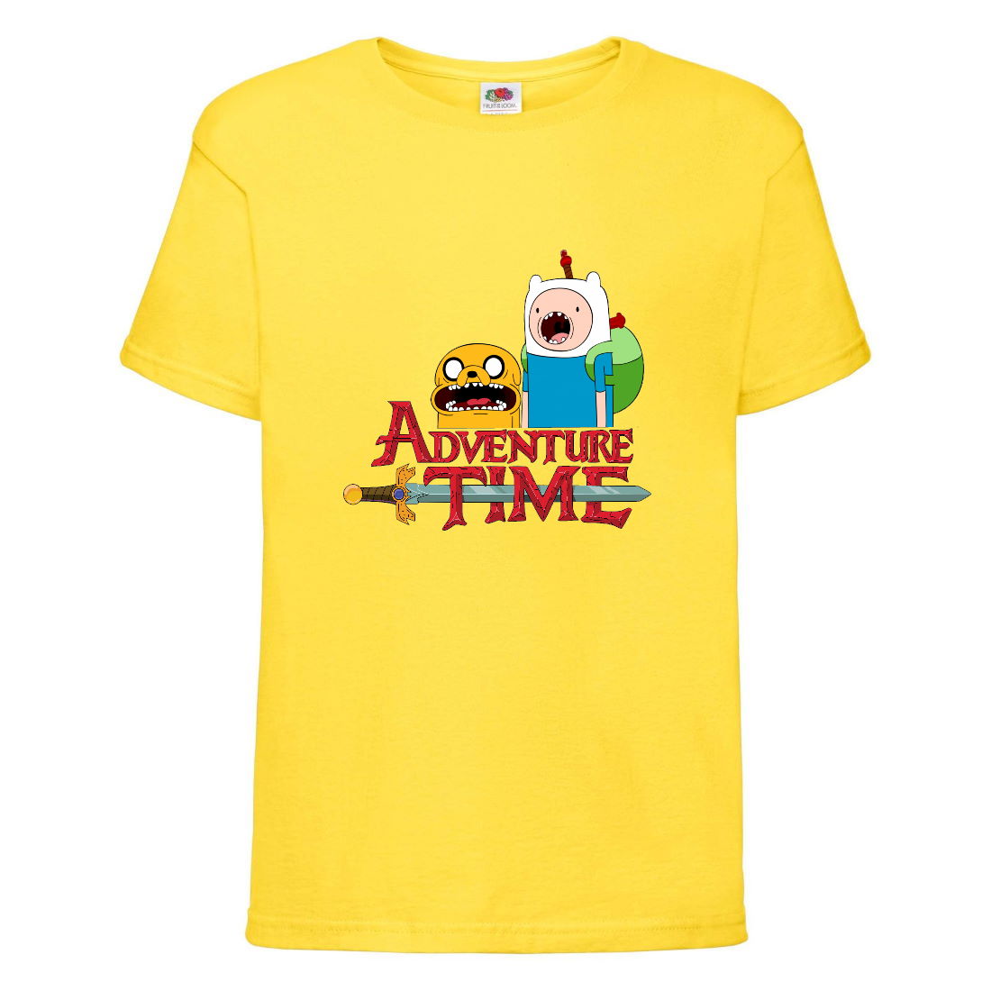 

Футболка детская Время Приключений 0014 (Adventure Time) желтая (ADT yel 0014) 140 см