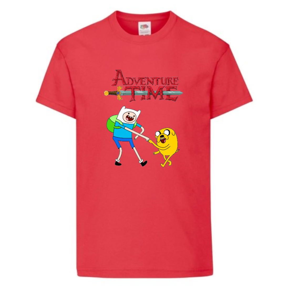 

Футболка детская Время Приключений 0017 (Adventure Time) красная (ADT rd 0017) 104 см