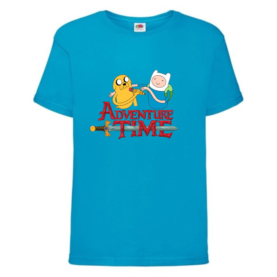 

Футболка детская Время Приключений 0016 (Adventure Time) синяя (ADT blu 0016) 104 см