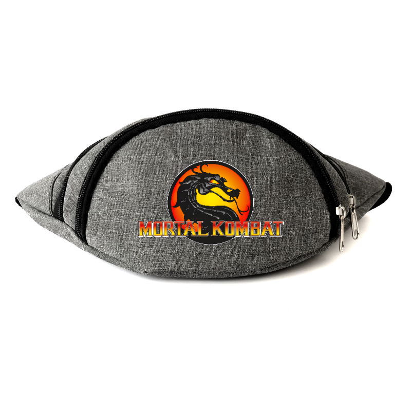 

Сумка Бананка Мортал Комбат на пояс Cappuccino (Mortal Combat 001-gray) серый