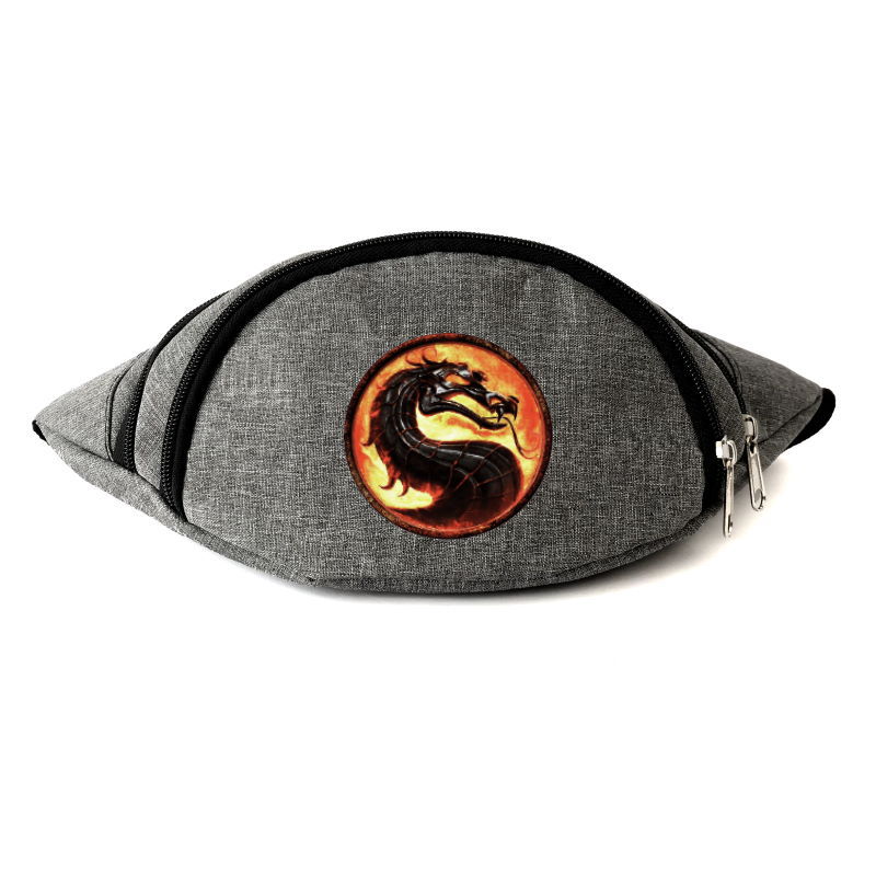 

Сумка Бананка Мортал Комбат на пояс Cappuccino (Mortal Combat 002-gray) серый