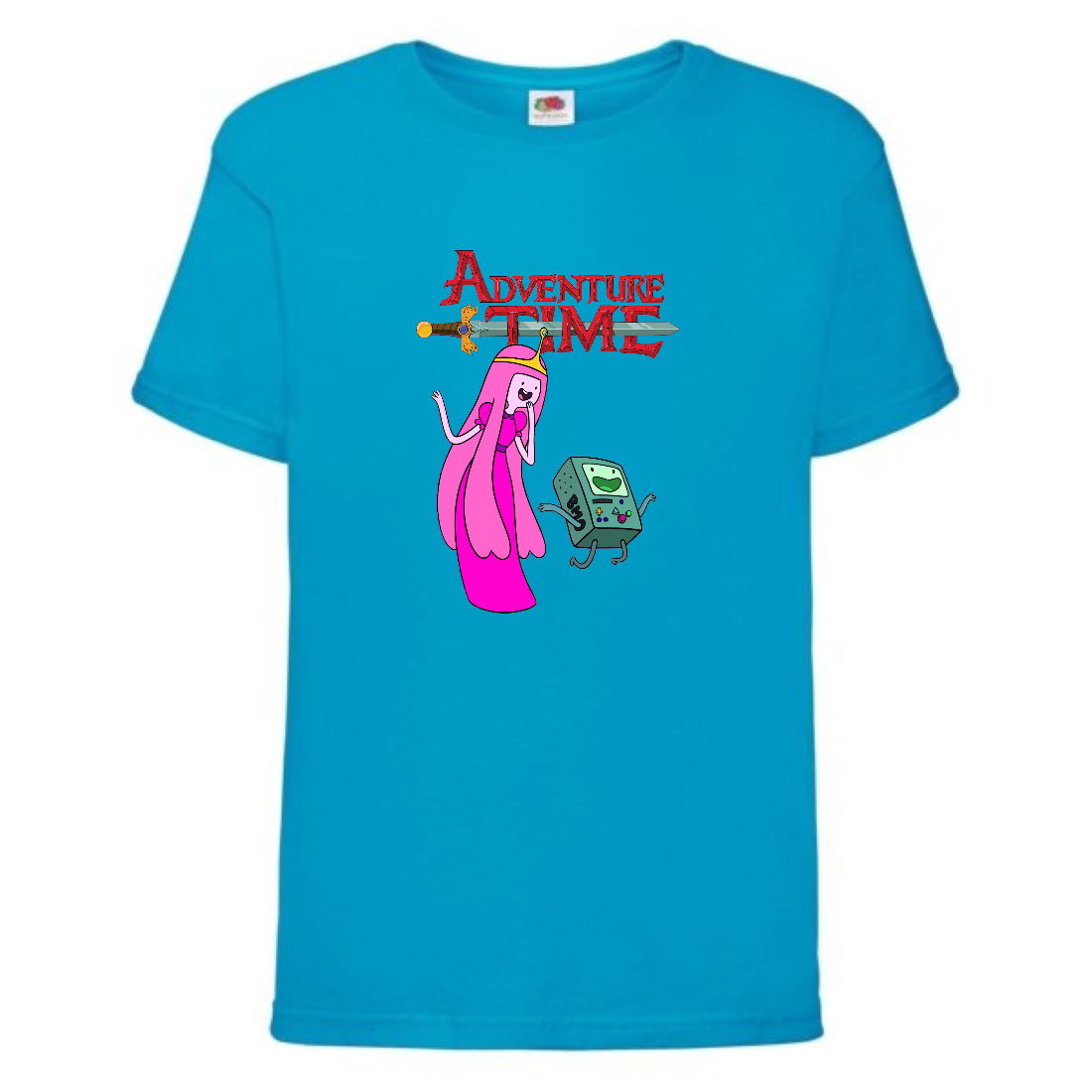

Футболка детская Время Приключений 0025 (Adventure Time) синяя (ADT blu 0025) 104 см