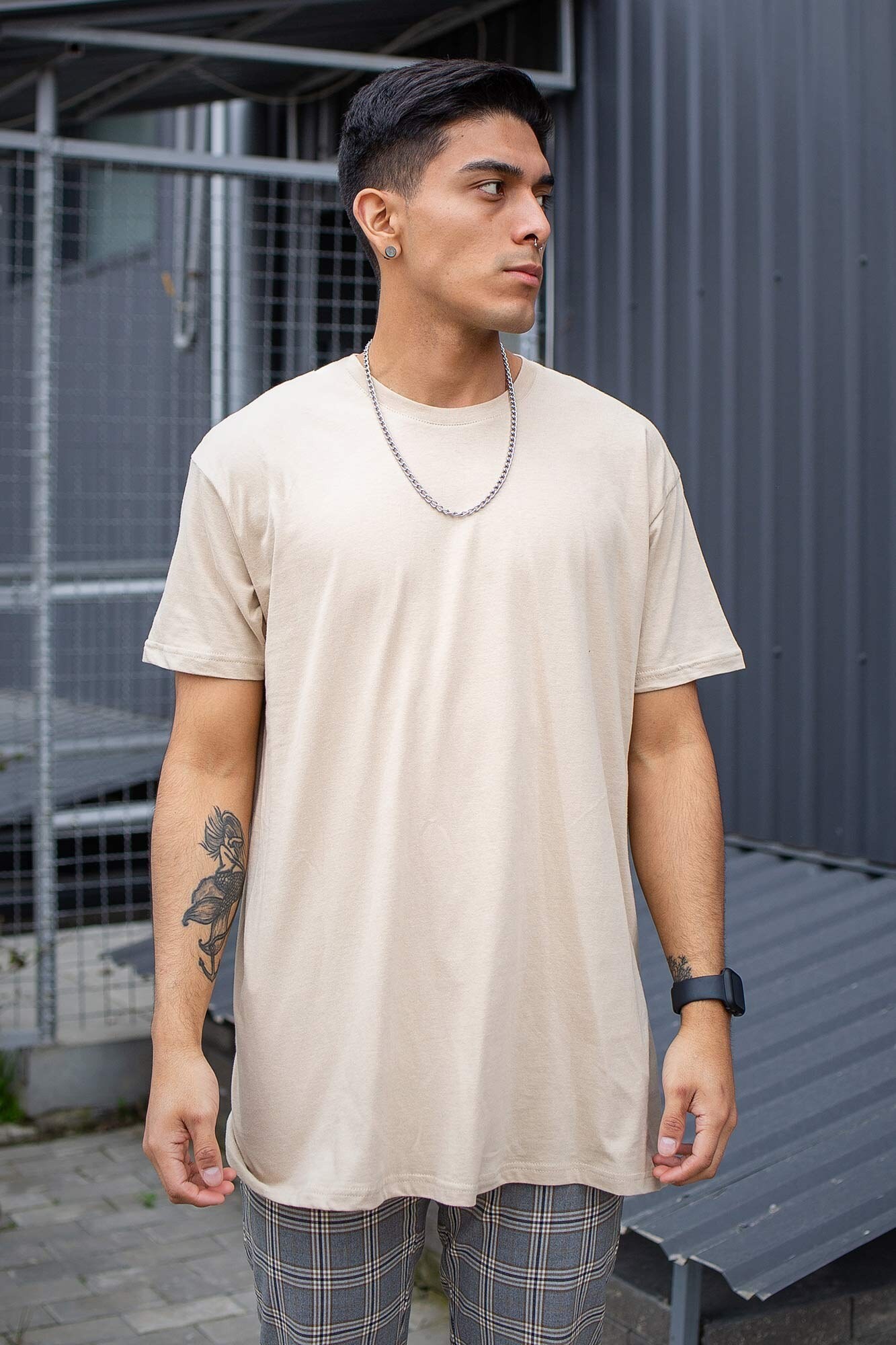 

Оверсайз Футболка Without S/M Beige