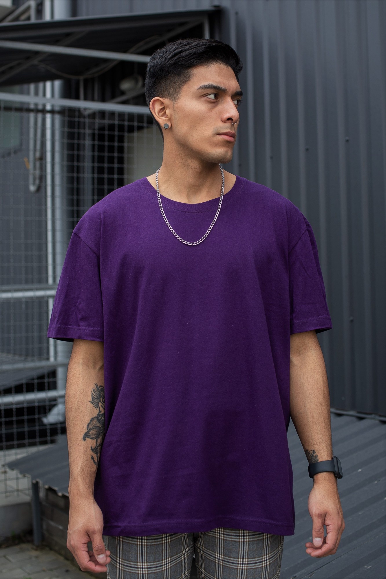 

Оверсайз Футболка Without Great L/XL Purple