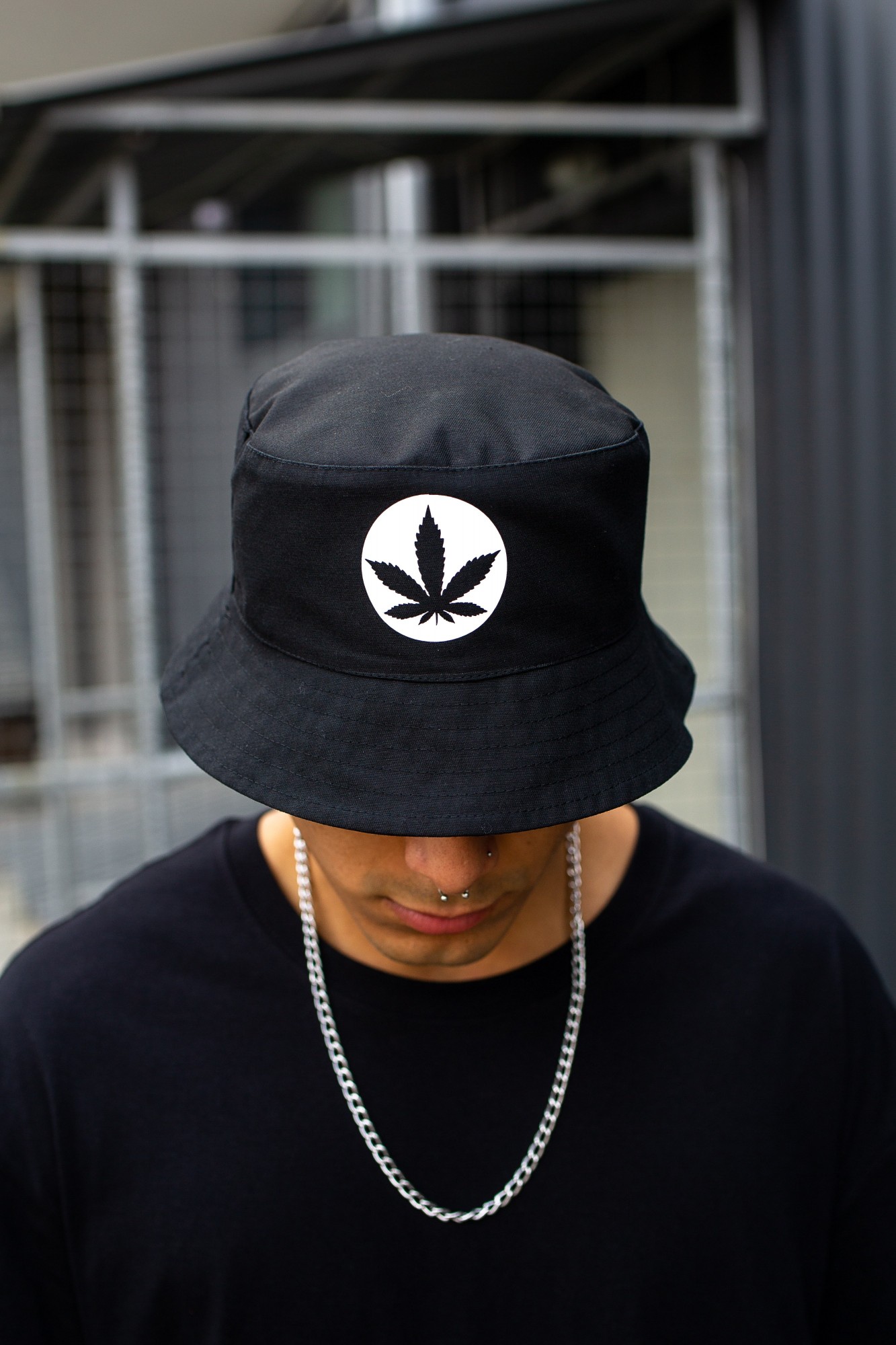 

Панамка Without Ring Cannabis Reflective M Black