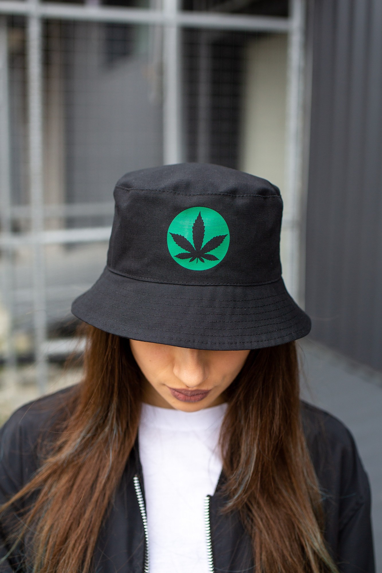 

Панамка Without Ring Cannabis Grean Woman M Black