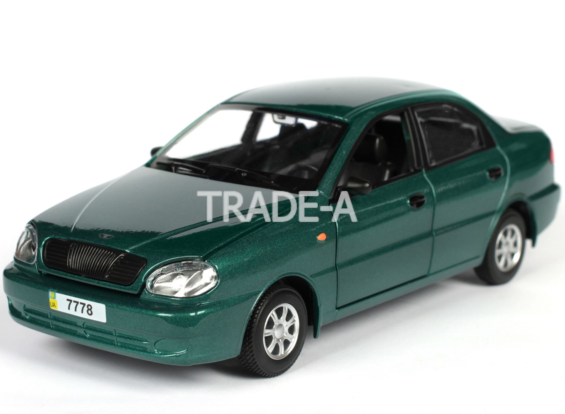 

Машинка Автопром 7778 Daewoo Lanos 1:22 зеленый