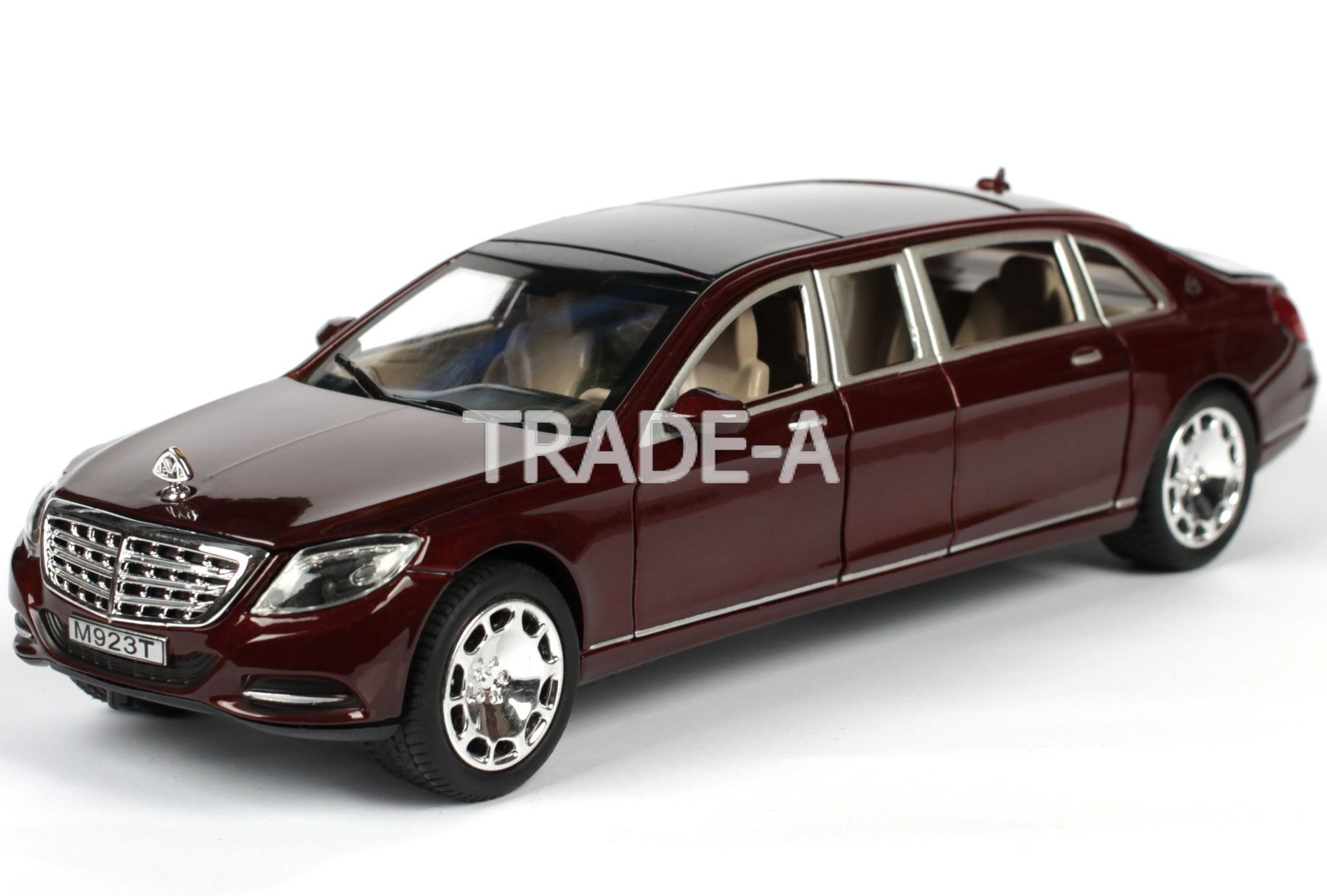 

Машинка Автопром 7686 Mercedes-Benz Maybach 1:24 темно-красный