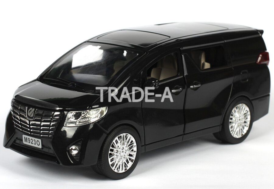 

Машинка Автопром 7685 Toyota Alphard 2015 1:24 черная