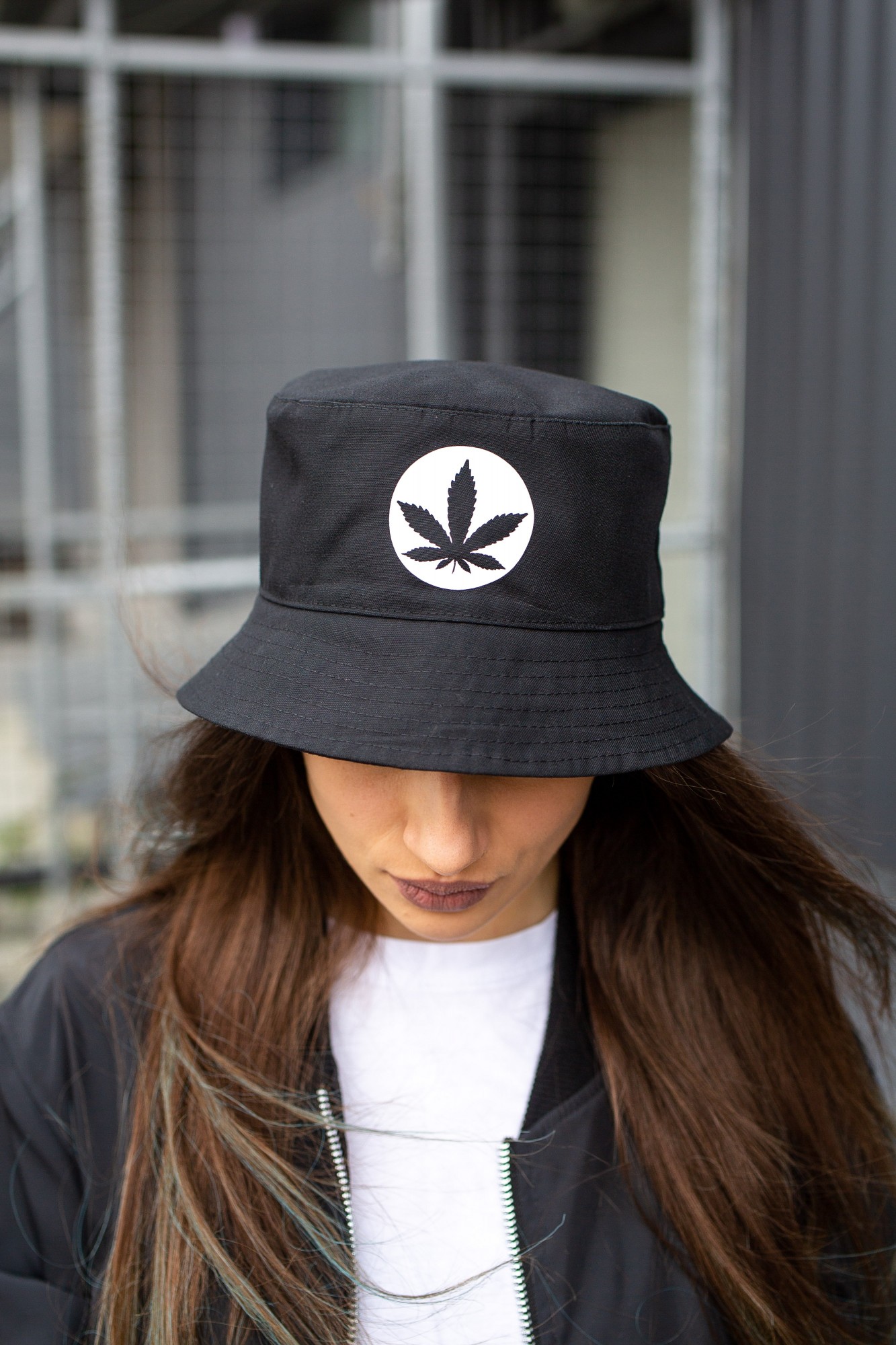 

Панамка Without Ring Cannabis White Woman M Black