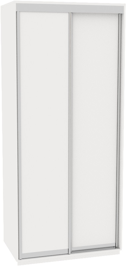 

Шкаф-купе ДОМ В106 Белый ДСП 100x60x220