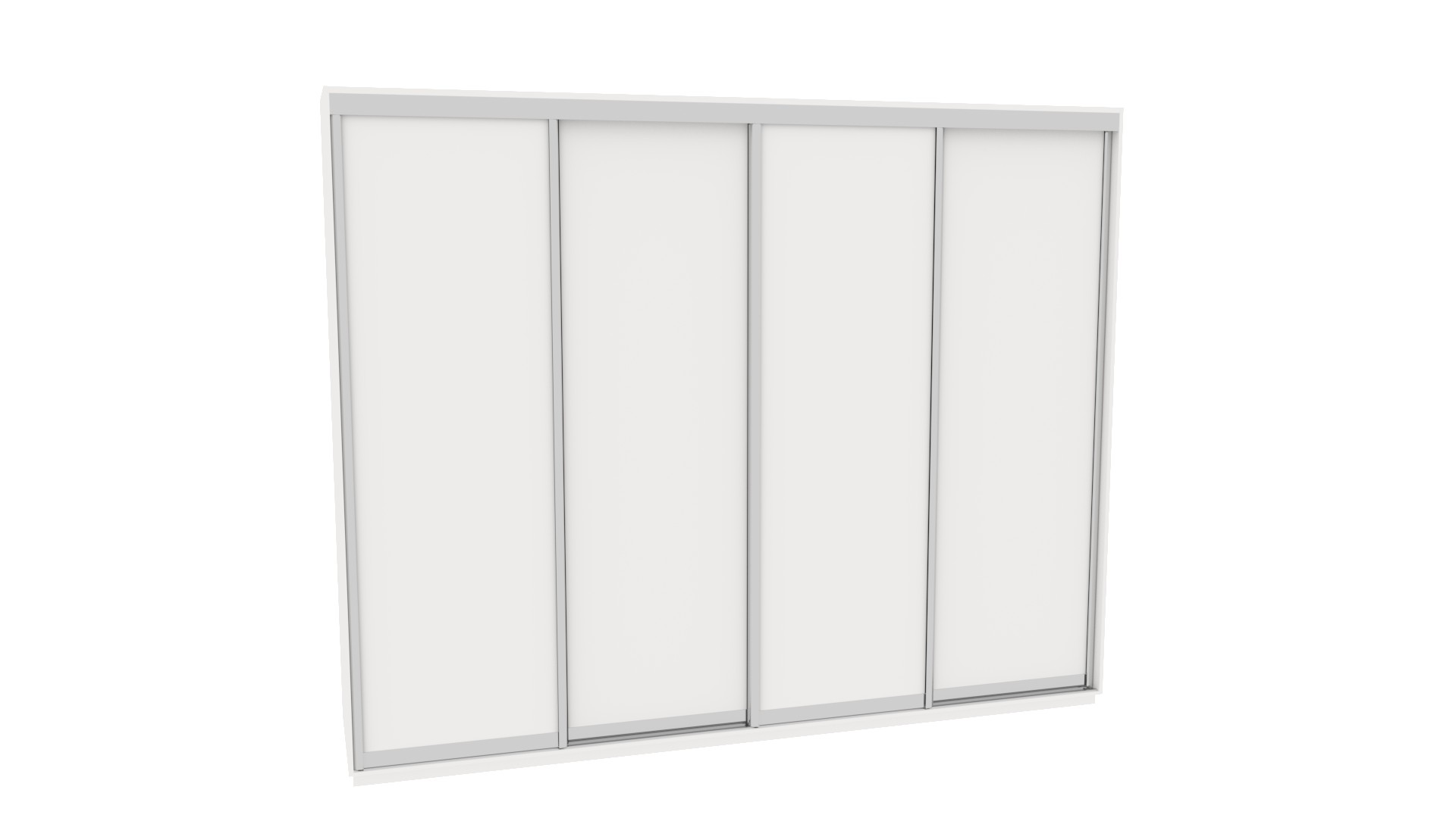 

Шкаф-купе ДОМ ВН356 Белый ДСП 350x60x220