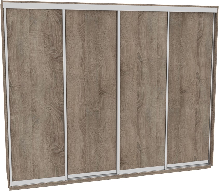 

Шкаф-купе ДОМ В326 Дуб сонома трюфель ДСП 320x60x220