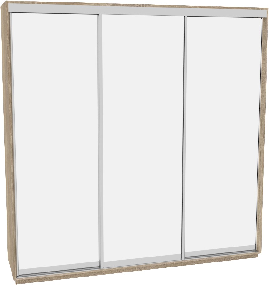 

Шкаф-купе ДОМ В256 Дуб сонома Зеркало 250x60x220