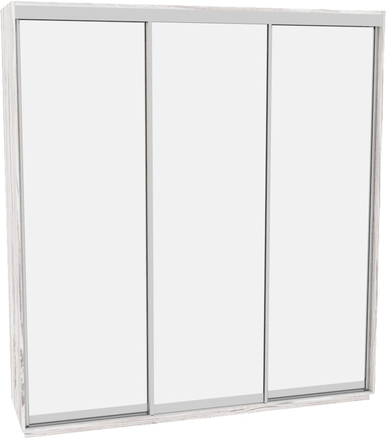 

Шкаф-купе ДОМ В226 Аляска Зеркало 220x60x220