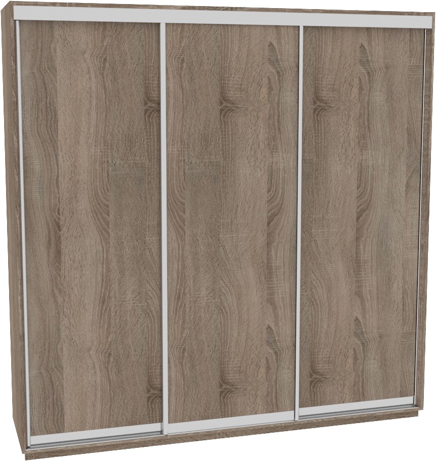 

Шкаф-купе ДОМ ВН256 Дуб сонома трюфель ДСП 250x60x220