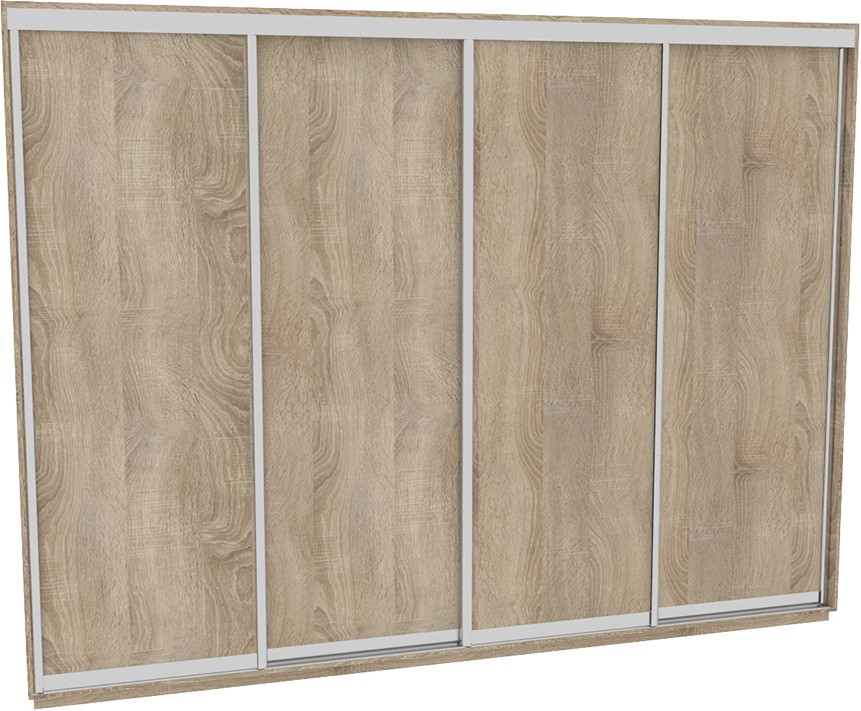 

Шкаф-купе ДОМ В356 Дуб сонома ДСП 350x60x220