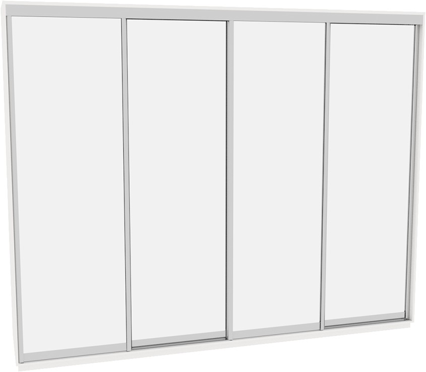 

Шкаф-купе ДОМ В336 Белый Зеркало 330x60x220