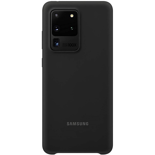 

Силиконовый чехол накладка Protective Silicone Cover Samsung Galaxy S20 Ultra 5G EF-PG988 black