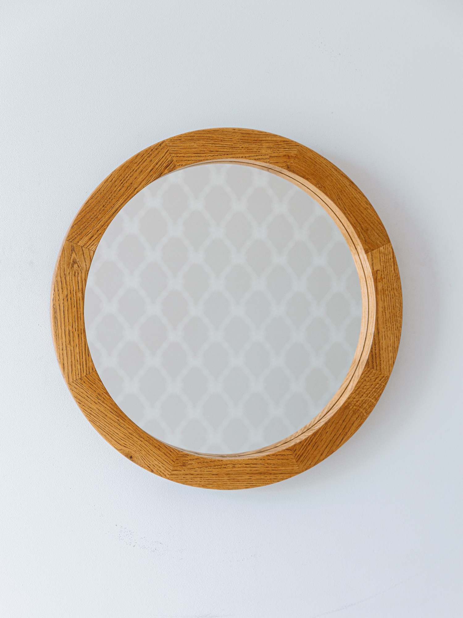 

Зеркало Luxury Wood деревянное круглое 80см Perfection дуб