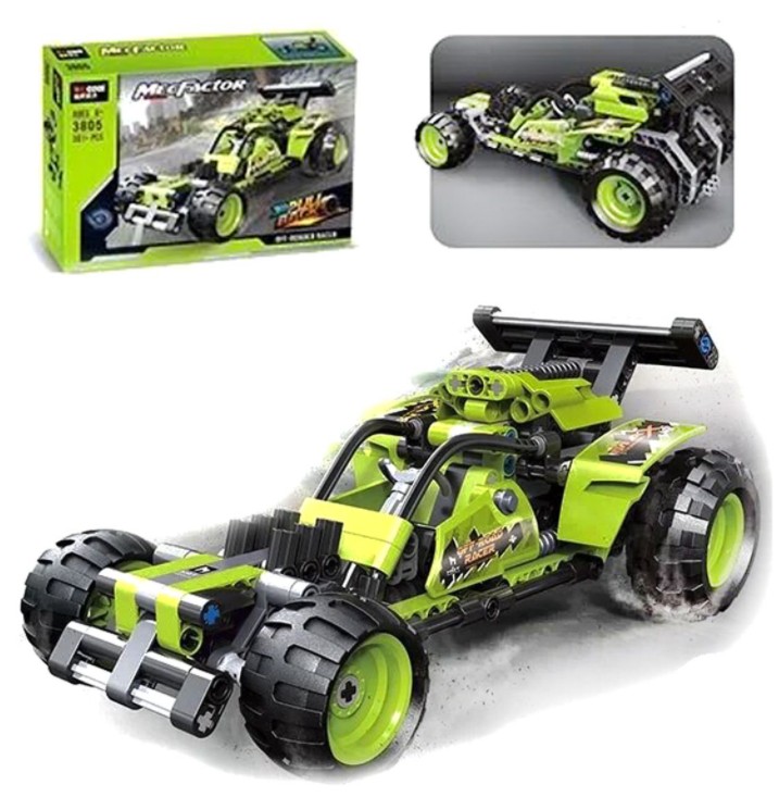 

Конструктор "Гоночная машина " инерционная Мес Factor bу Cool 301 деталь детский для мальчика от 6 лет (Т992)