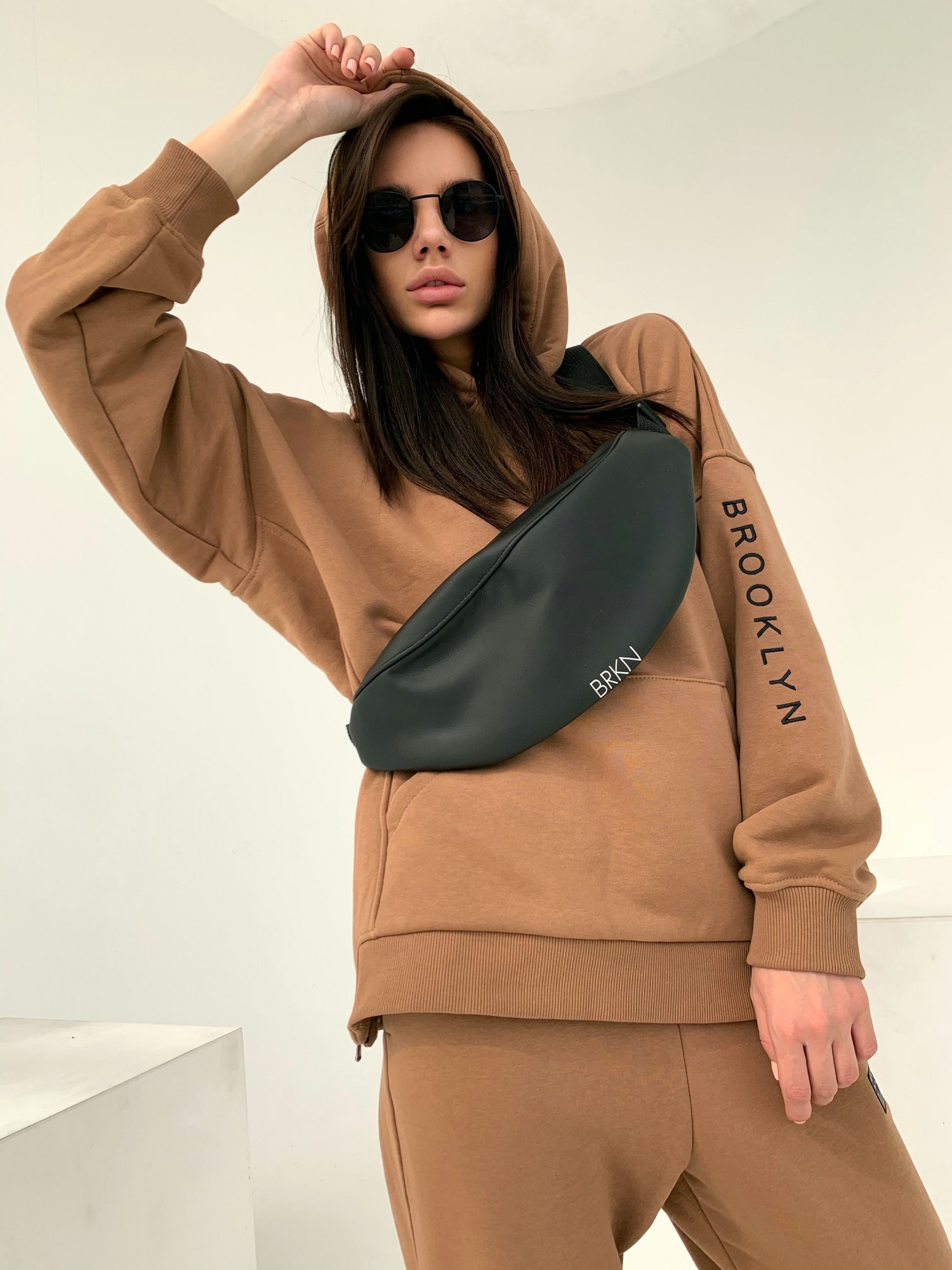 

Худи B.N.Y loose fit XS визон 10930