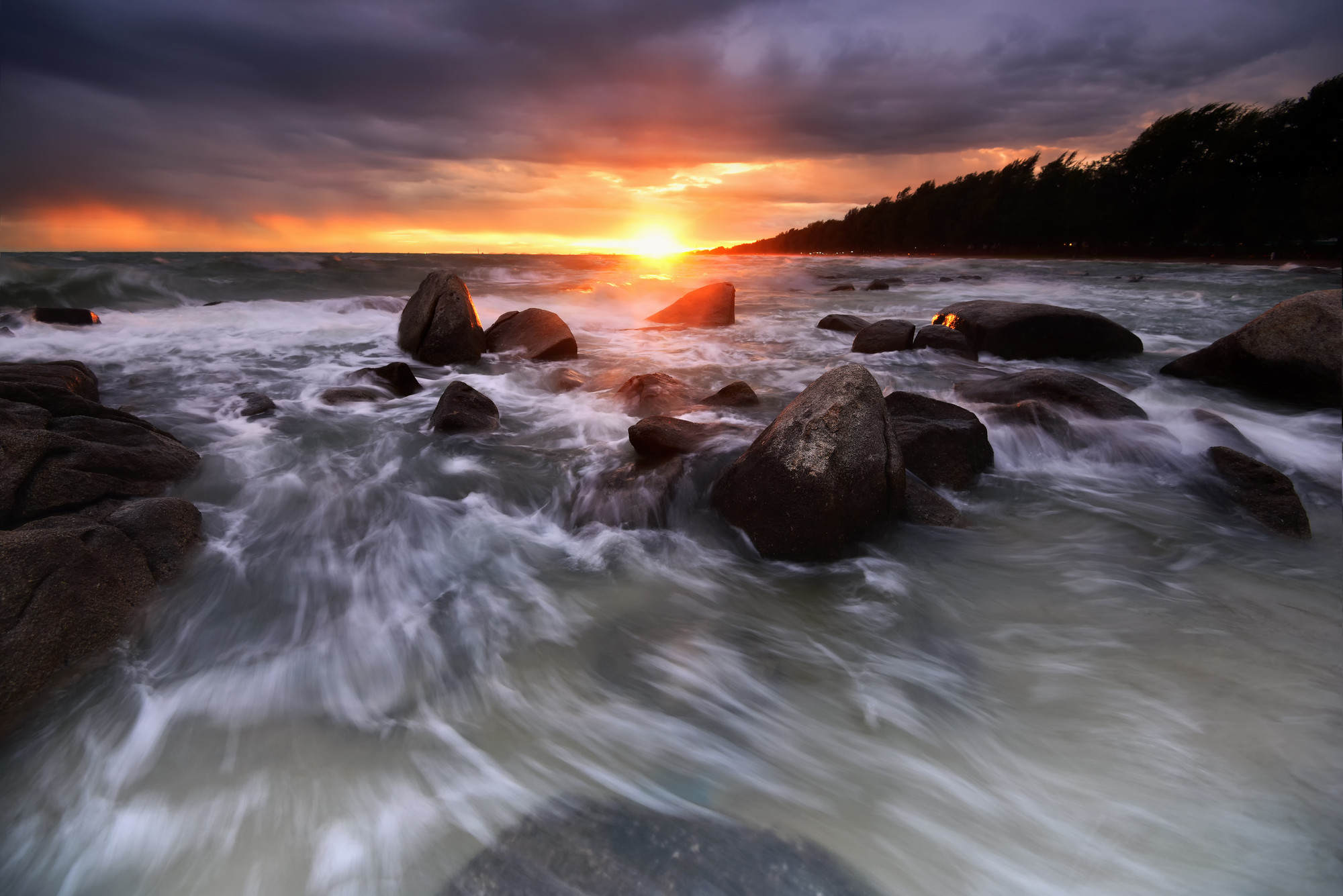 

Фотообои Море 'Бурное море' (3676) , Штукатурка