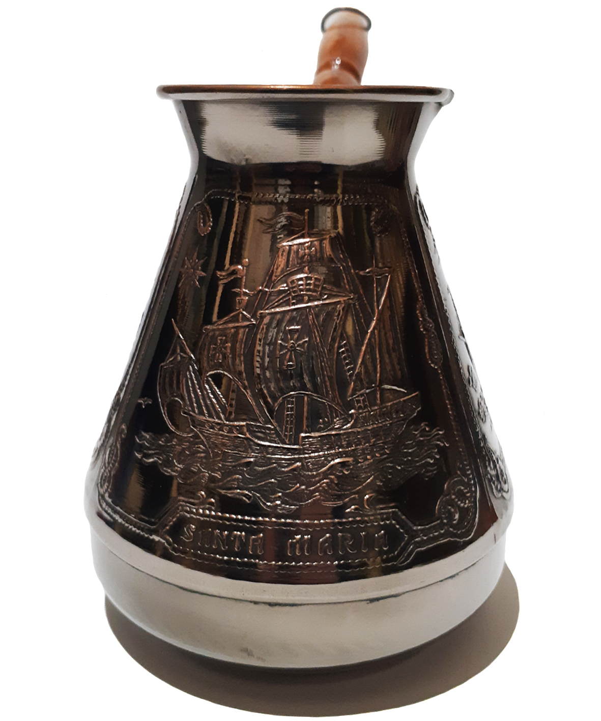 

Турка медная GoToCoffee Корабли Колумба 750 мл