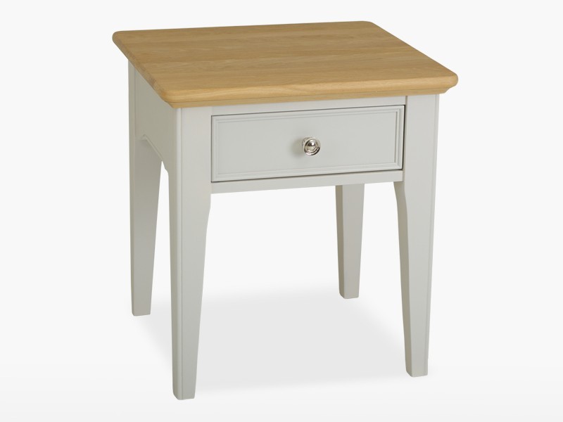 

Стол журнальный TCH Furniture NEL104 New England 52х50 см Ice white/lacq