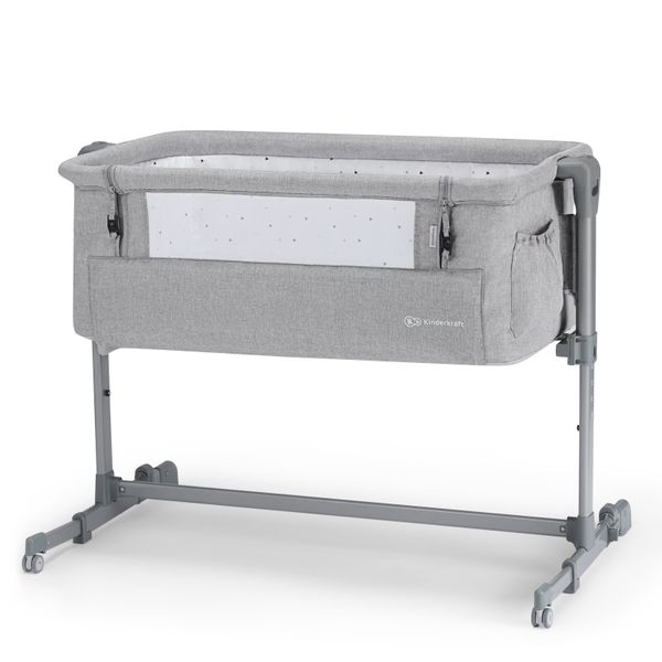 

Приставная кроватка-люлька Kinderkraft Neste Up Grey Light Melange (KKLNESTGRY000N)