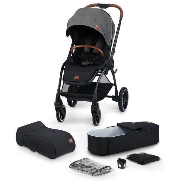 

Универсальная коляска 2 в 1 Kinderkraft Evolution Cocoon Platinum Gray (KKWEVCOGRY2000)