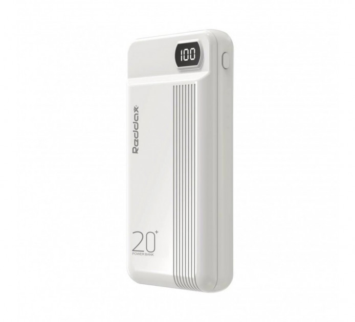 

Павер банк портативное зарядное устройство REDDAX RDX-252 20000 mAh WHITE