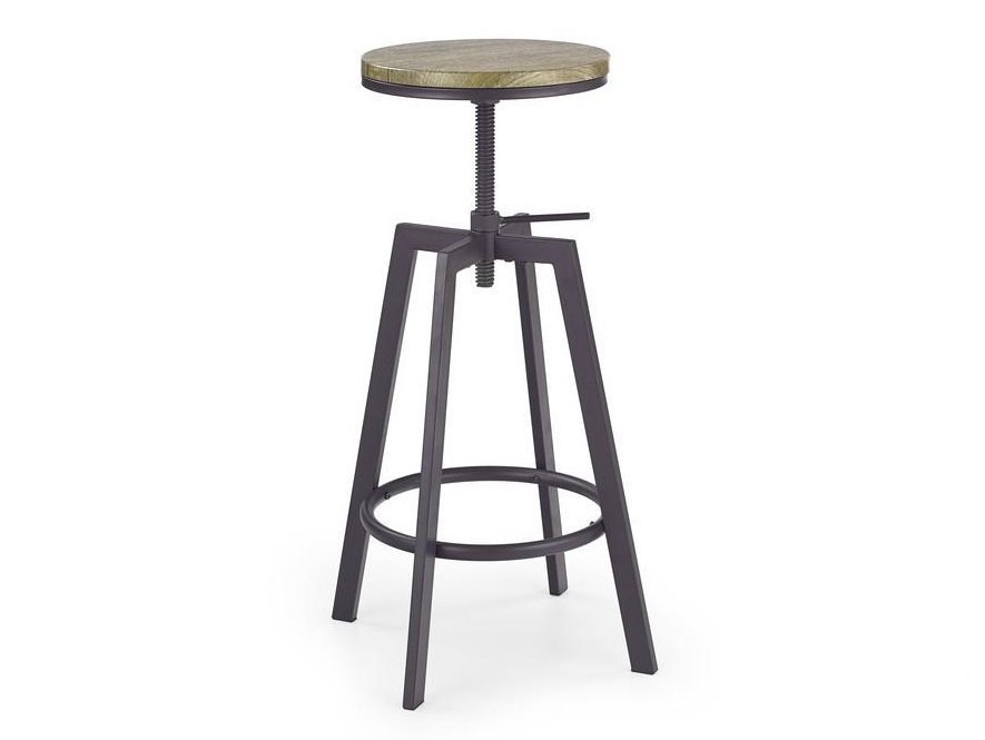 

Стул барный H-64 сталь черный/МДФ Halmar Польша