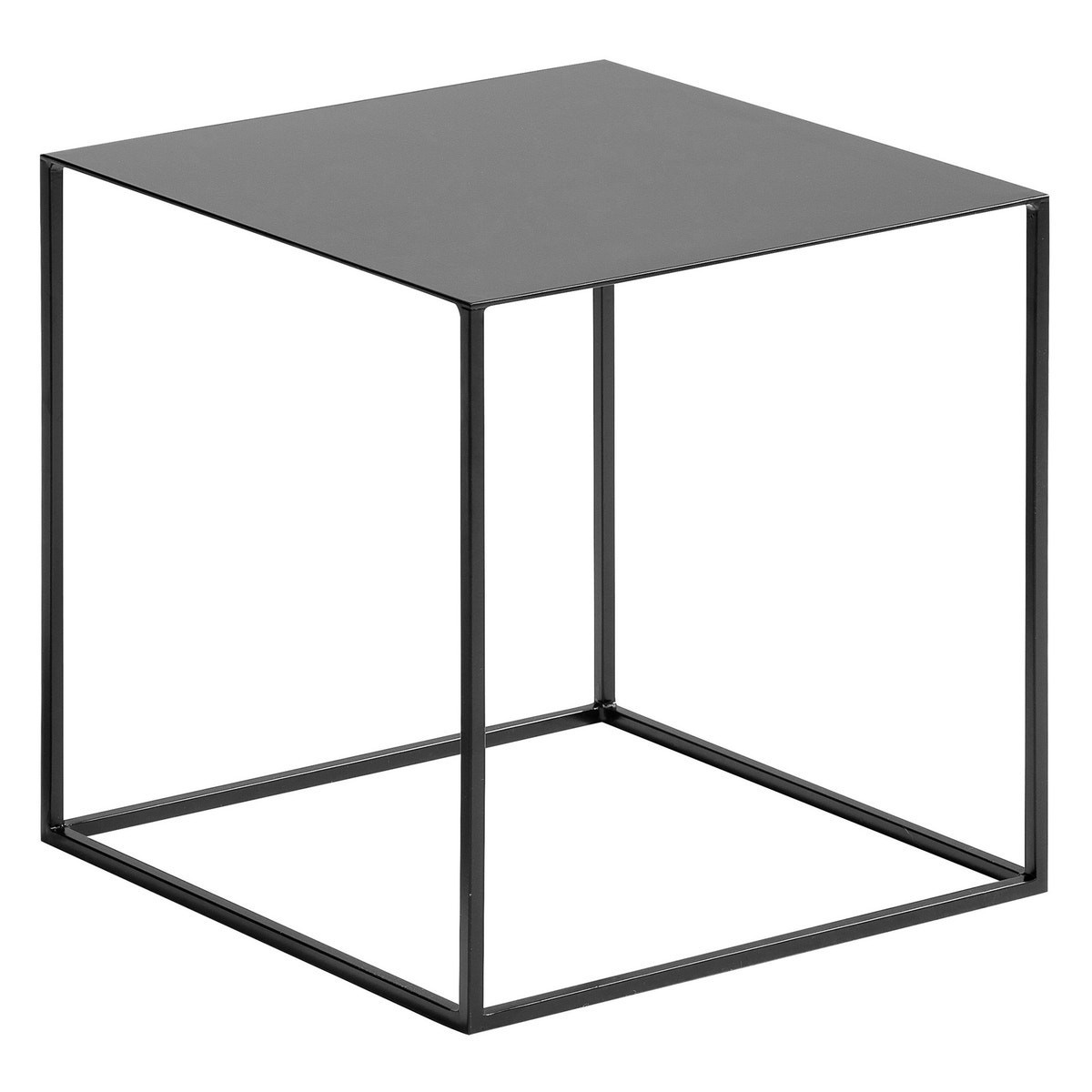 

Столик журнальный StartCraft Basic 400*400 (квадратный) из металла черный (F039 CraftCollection)