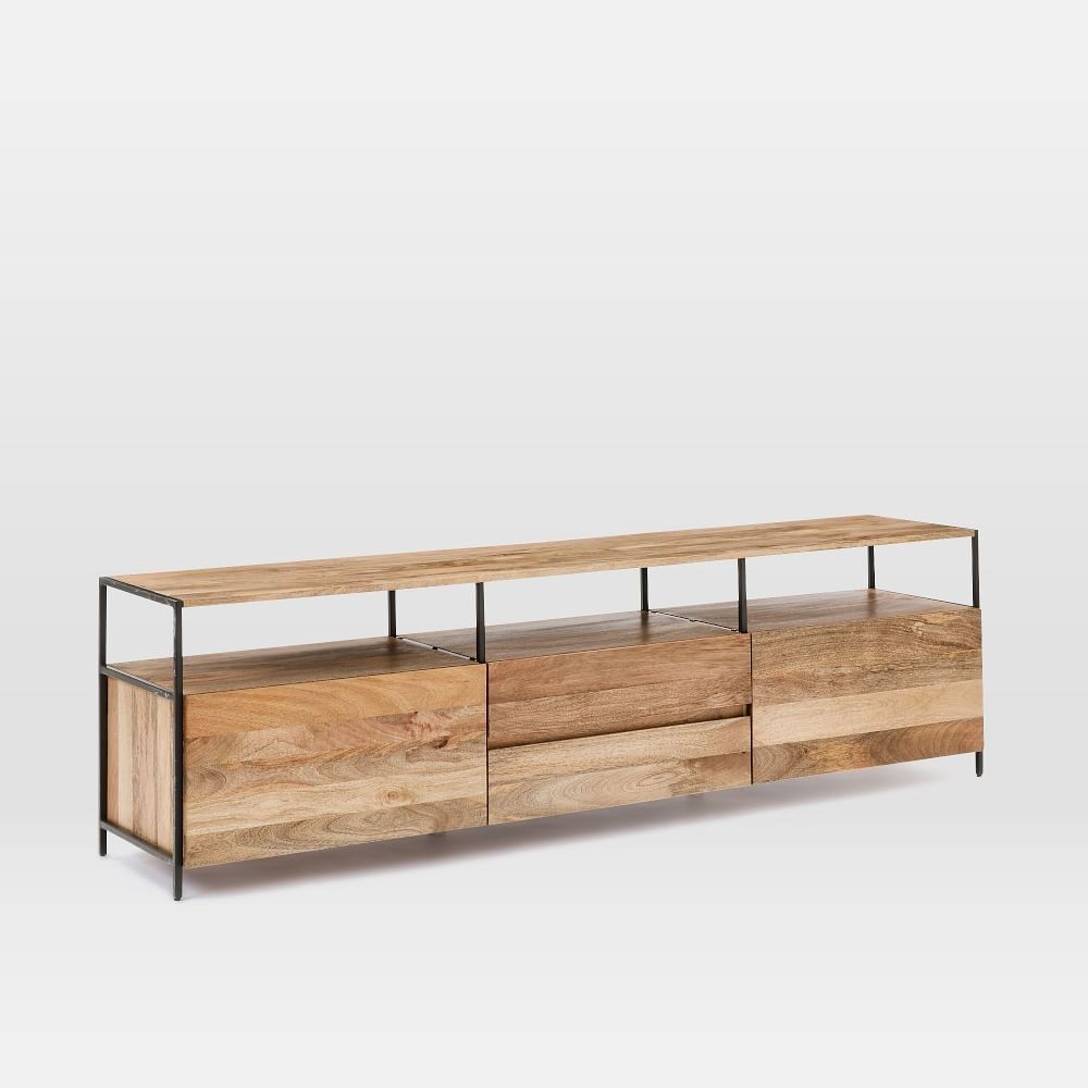 

Тумба консольная StartCraft Select 2000*400 (три секции) из дерева и металла натуральная фактура (F063 CraftCollection)