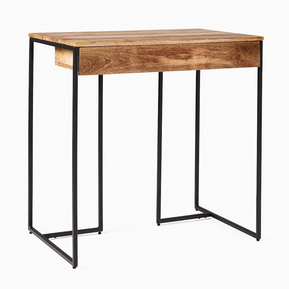 

Стол письменный StartCraft Select 800*550 (мини) из дерева и металла натуральная фактура (F074 CraftCollection)