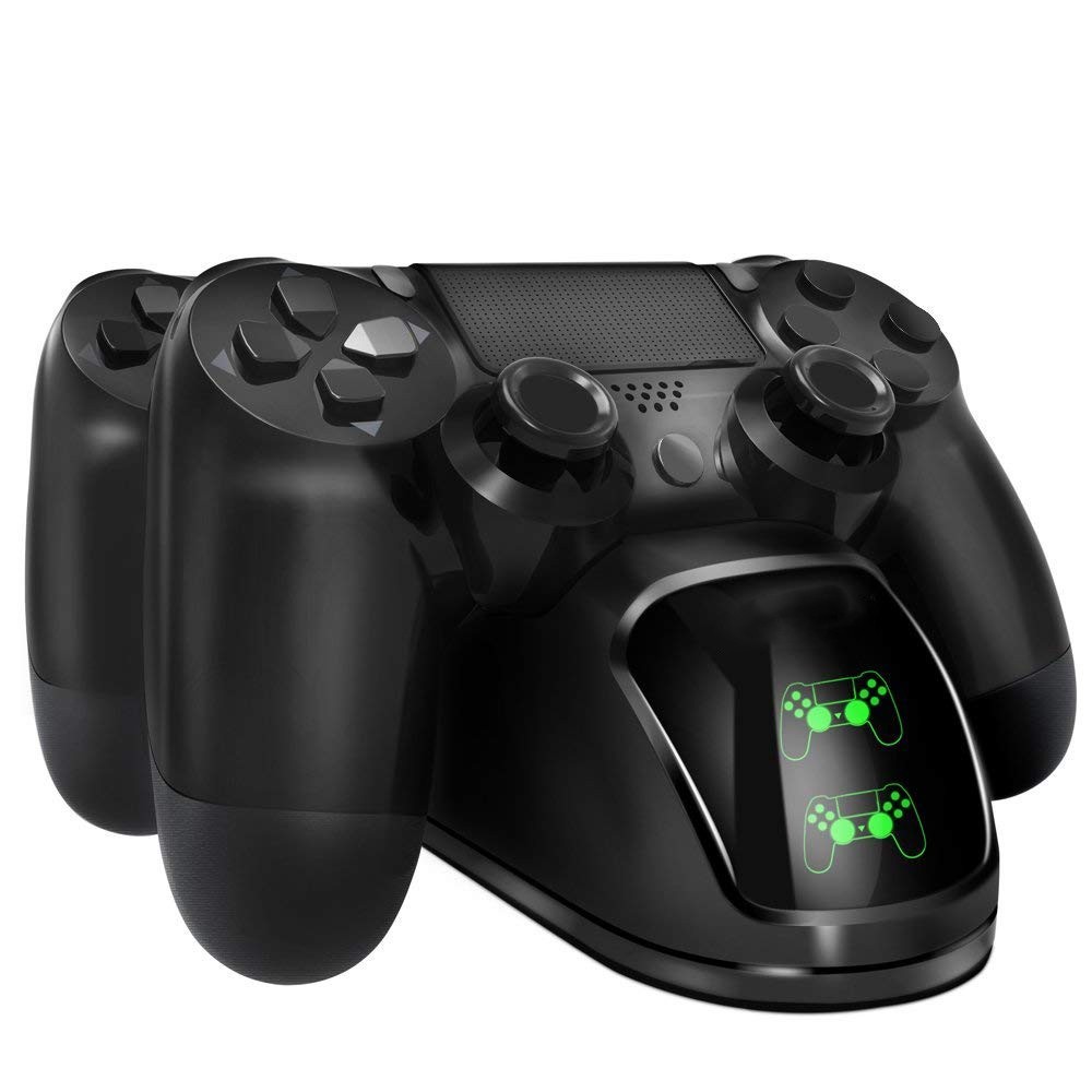 

Двойная зарядная док станция DOBE для геймпадов от PlayStation (PS4 / PS4 Slim / PS4 Pro) Dualshock 4 с LED индикатором Черная