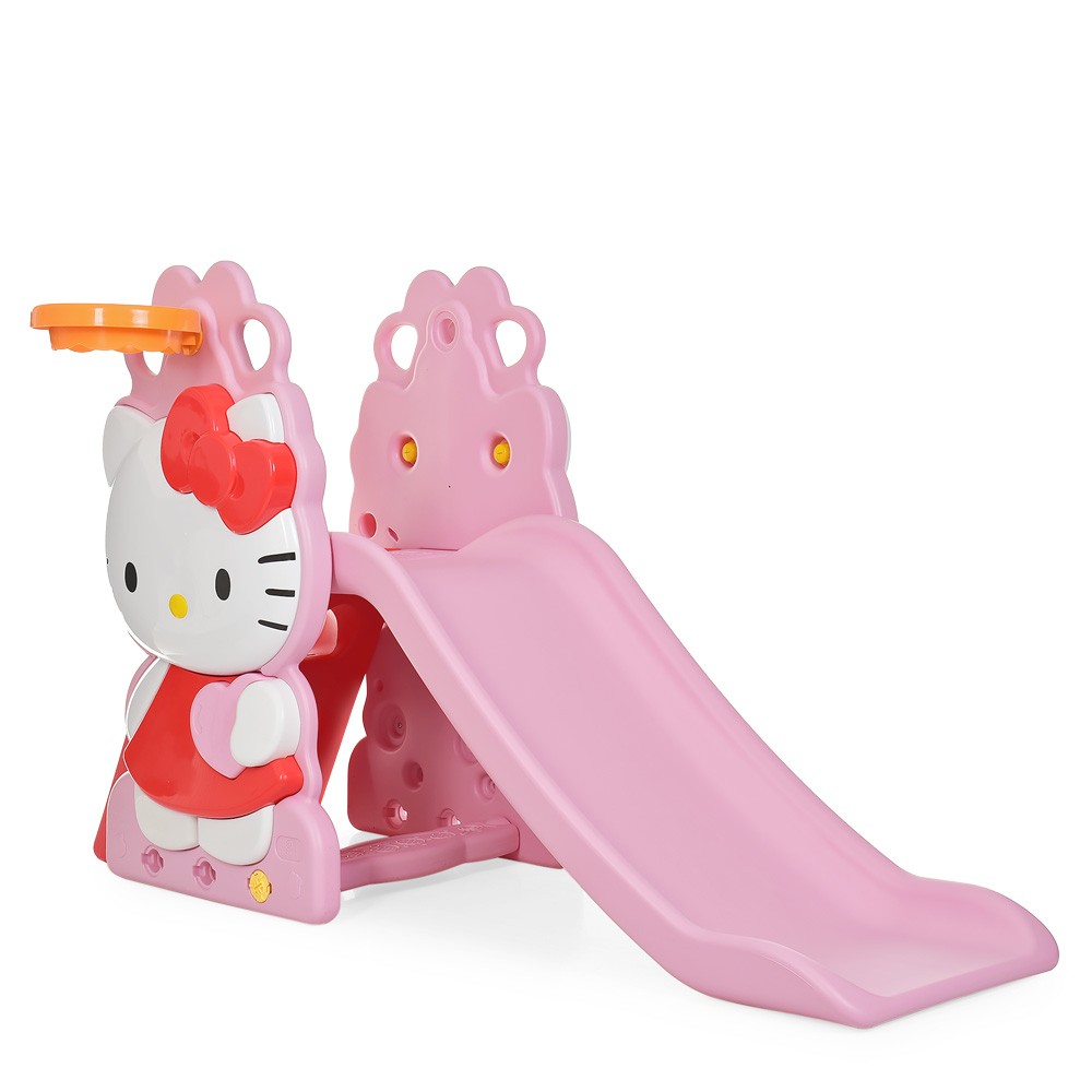

Детская горка Bambi c баскетбольным кольцом Hello Kitty