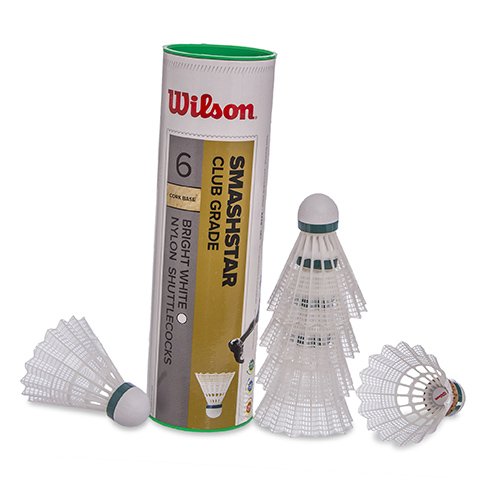 

Воланы для бадминтона Smashstar Wilson WRT6050 FDSO Белый 6шт (60508086)