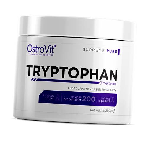 

Триптофан, Tryptophan, Ostrovit 200г Без вкуса (27250014)