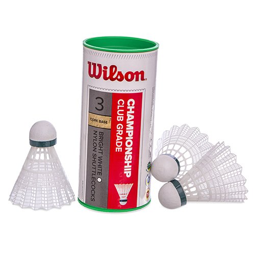 

Воланы для бадминтона Wilson Championship WRT6040 FDSO Белый 3шт (60508084)
