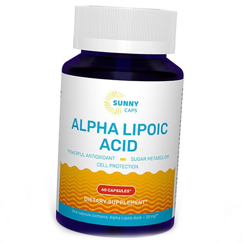 

Альфа Липоевая кислота, Alpha-Lipoic Acid Powerfull, Sunny Caps 60капс (70516001)