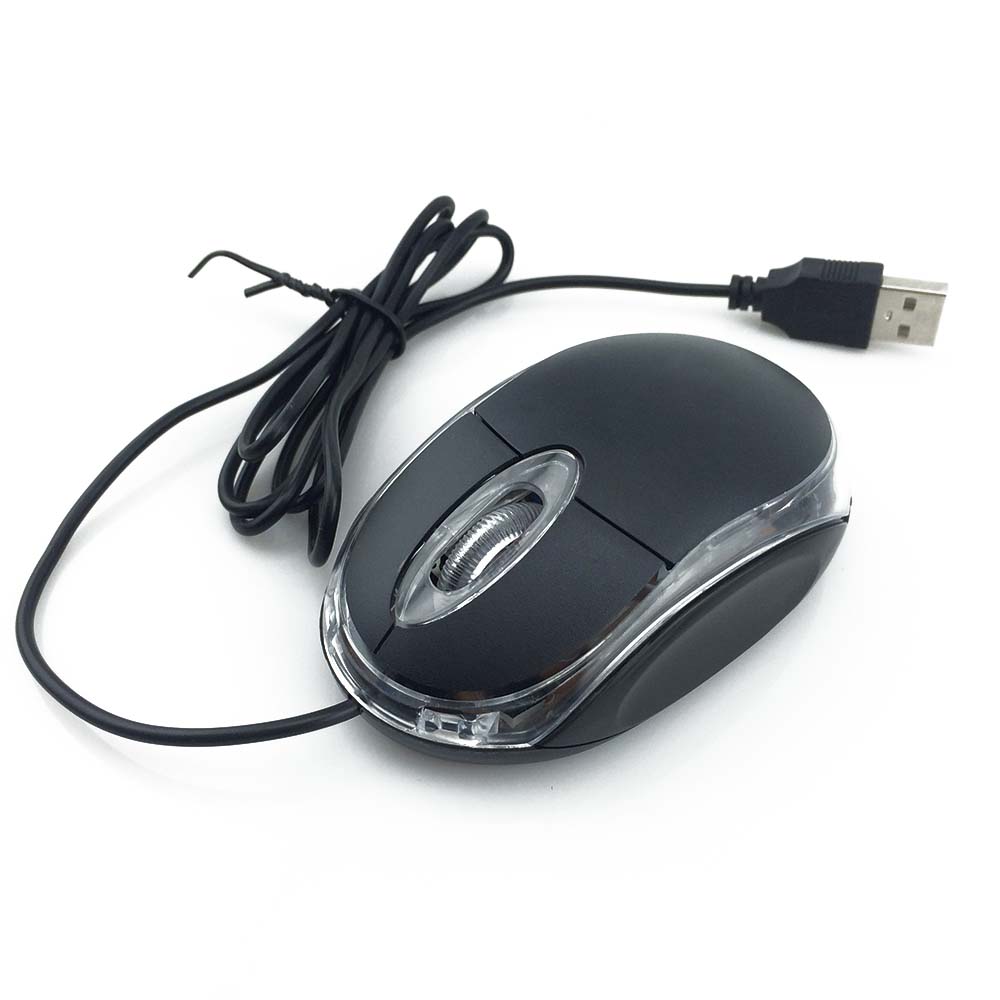 

Мышь проводная JEDEL TB220/KB121 BLACK оптическая USB Optical Mouse 800 dpi (07660)