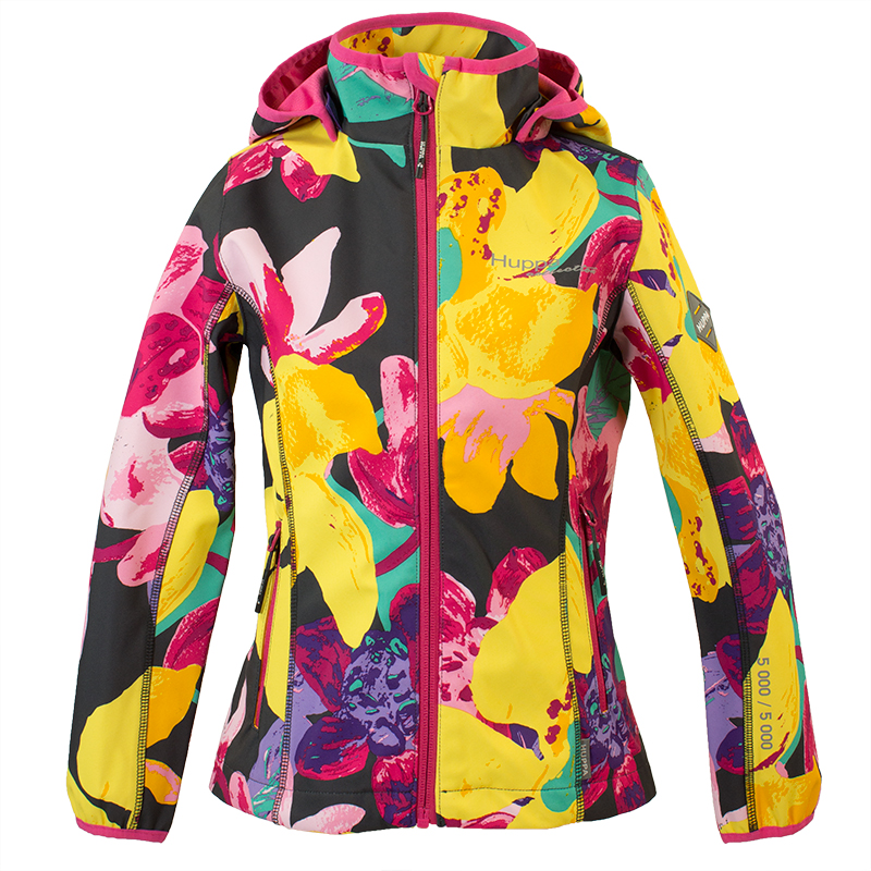 

Куртка для девочек Хуппа Huppa sotfshell JANET темно-серый с принтом р. 146 (18000000-81418-146)