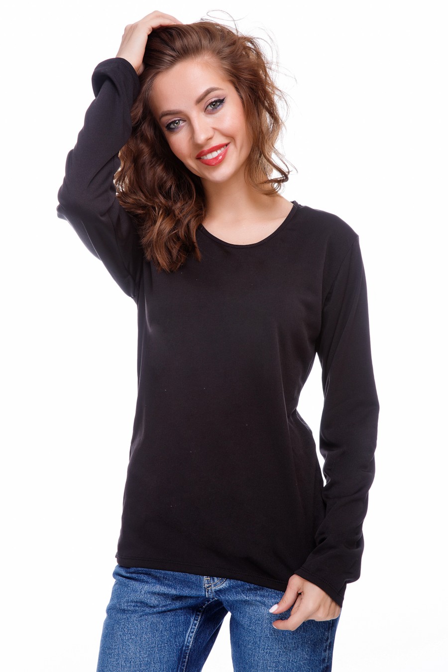

Джемпер на флисовой основе Gladys (XL) Чёрный (Nero, Джемпер на флисовой основе Gladys 48(XL) Чёрный (Nero)