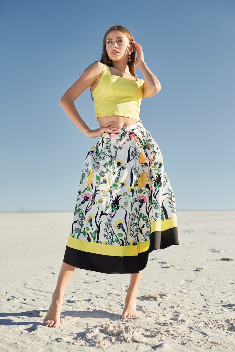 

Юбка Ora 42(S) Белый микс